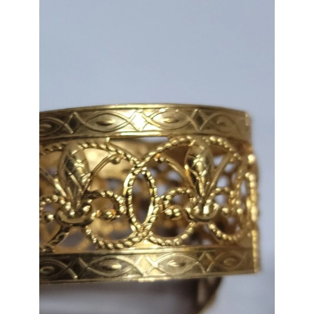 Set Of 6 Brass Napkin Rings